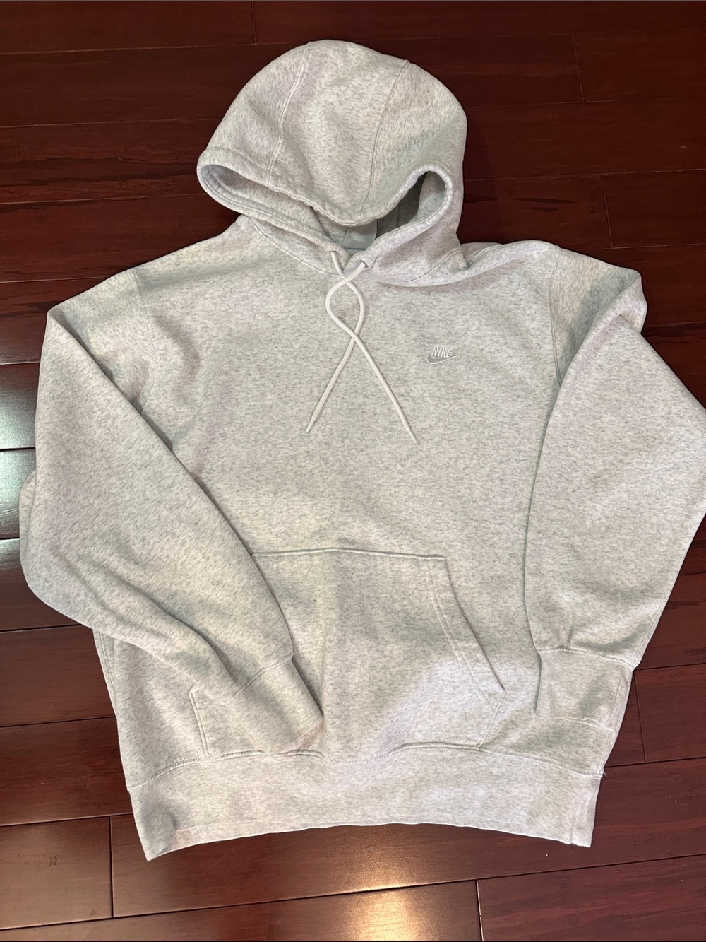 Nike Light Gray ( Birch Heather color) Men's Pullover Hoodie